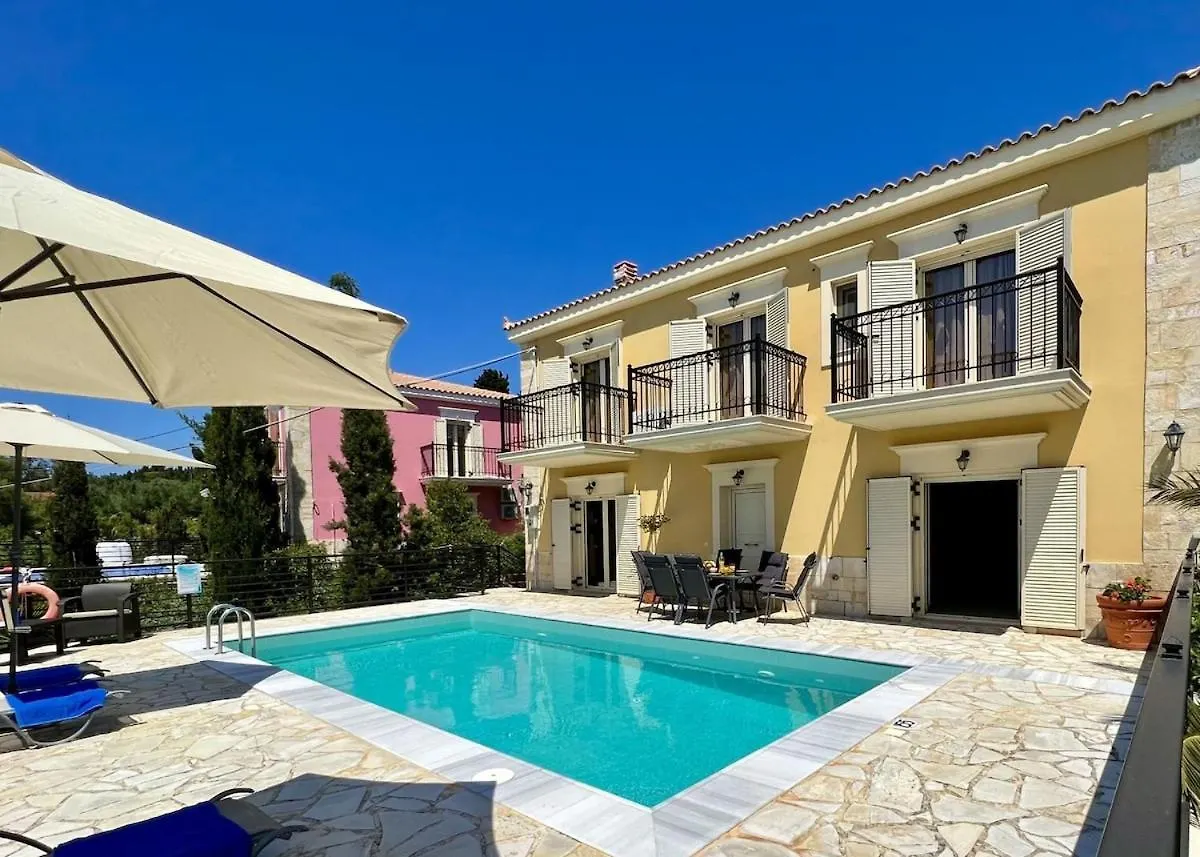 3 Bedroom Villa, Private Pool, Sea Views, Kefalonia Tzamarelata